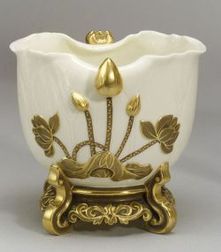 Worcester Porcelain Lotus-form Bowl